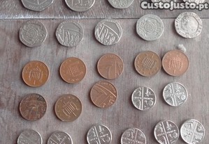 Moedas inglesas