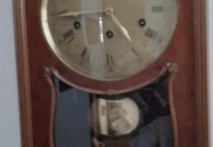 Relógio antigo de pêndulo da Reguladora