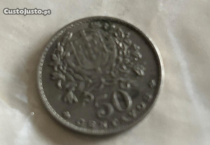 Duas moedas de 50 centavos 1964 e 1929