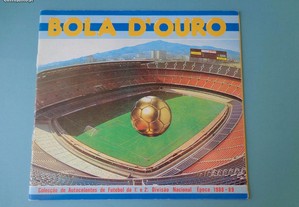 Caderneta cromos futebol vazia Bola D'Ouro 88/89
