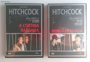 2 Dvds de Alfred Hitchcock, A cortina rasgada e Intriga em família