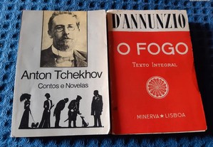 Obras de Anton Tchekhov e D'Annunzio