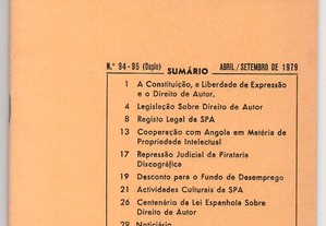 Boletim da Sociedade Portuguesa de Autores, n.º 94