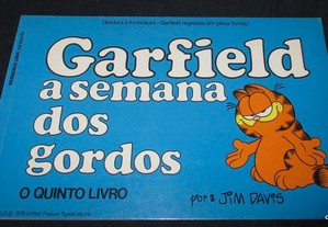 Livro Garfield A Semana dos Gordos Meribérica