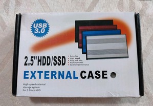 Caixa para o disco externo.USB3