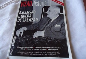 Livro revista Visão História- Ascenção e Queda de Salazar número 48 -2018