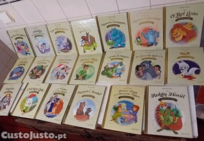 Conjunto de 20 Livros Colecção Disney Clássicos de Ouro