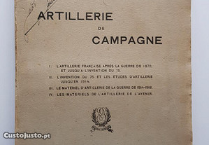 L'-Colonel Rimailho Artillerie de Campagne 1924 Exército