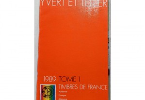 Catálogo Yvert et Tellier, France, Andorre, Europa, Monaco, Nations Unies 1989