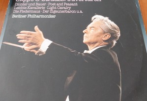 vinil: Herbert von Karajan "Suppè / Strauss - Ouvertüren"