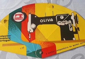Leque publicidade OLIVA (maquina costura)