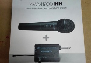 Microfone de Mão - Sem Fio - UHF - KAM KWM1900HH