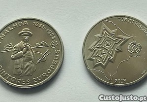 Moedas de 2,50EUR José Malhoa e Fortificações de Elvas