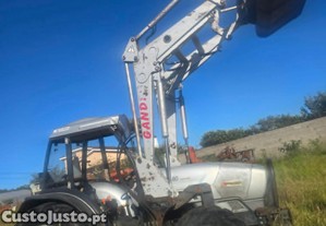 Trator Hurlimann XF 80 com carregador frontal - usado