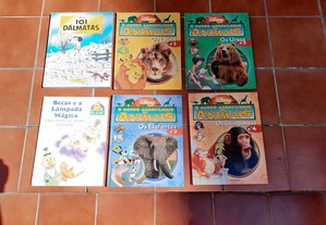 Livros Disney e Irmãos Grimm