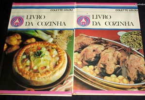 Livro da Cozinha Colette Lelou 2 volumes