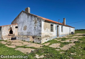 Terreno com 5,3 hc e habitação para reabilitar | vista mar | porto covo