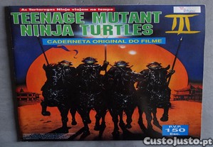 Caderneta de cromos Teenage Mutant Ninja Turtles - Tartarugas Ninja (faltam 43 cromos)