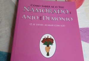 Livro "Como saber se o seu NAMORADO é Anjo ou Demónio" de Patrícia Carlin