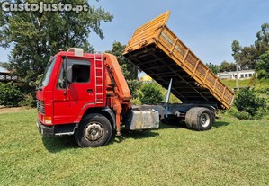 Volvo fl7 c/grua e bscula 
