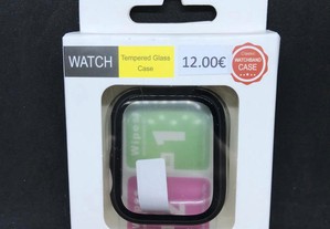 Capa protectora 360º com película vidro Apple Watch 45mm