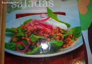 livro saladas gastronomia do mundo