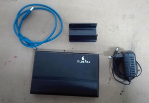 Blueray Caixa Disco Externo USB 3.0 SATA 3,5'