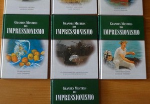 "Grandes Mestres do Impressionismo" - 7 Livros