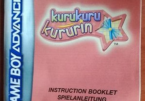 Manual Kurukuru Kururin GBA Game Boy Advance