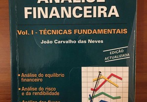 Análise Financeira (Volume I Técnicas Fundamentais) João Carvalho das Neves