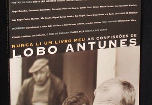 Livro Nunca li um livro meu As confissões de Lobo Antunes Revista Ler 1997