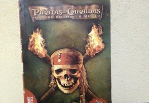 Livro Piratas das Caraíbas O Cofre do Homem Morto Disney
