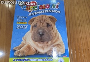 Caderneta de cromos - Amici Cucciolotti - Animaizinhos - 2017