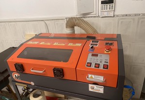 Máquina laser co2 + impressora Ender 3 max