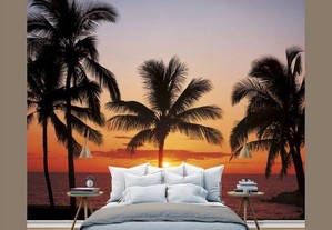 Poster Gigante - Fotomural Tropical Sunset