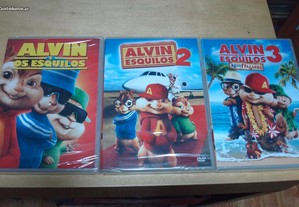 Coleçao original alvin e os esquilos 4 filmes