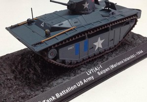 * Miniatura 1:72 Tanque/Blindado/Panzer/Carro Combate LVT(A)1 Alligator (U.S.A) 1944