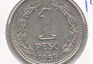 Argentina - 1 Peso 1959 - soberba