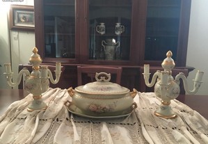 Decoração - Conjunto de jarras e potes - porcelanas myrtus - NOVO - PRENDA