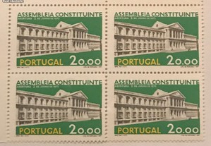 Quadra selos Abertura Assembleia Constituinte-1975