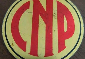Alfinete peito antigo da CNP-Companhia Nacional de Pneus: RARÍSSIMO!