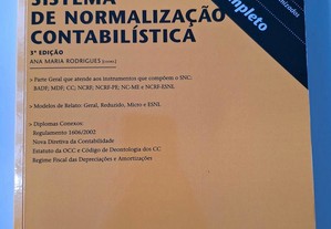 Livro "SNC: Sistema de Normalização Contabilística"