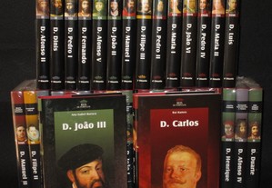 Livros Reis de Portugal Círculo de Leitores Completa 34 Volumes 