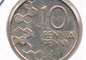 Finlândia - 10 Pennia 1991 - soberba