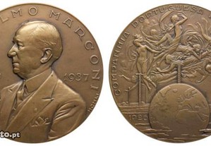 Medalha alusiva a Guglielmo Marconi