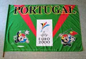 Bandeira Oficial vintage UEFA 2000 em estado de novo