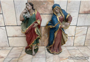 N. Sra e S. Joo esculturas barrocas de Calvrio