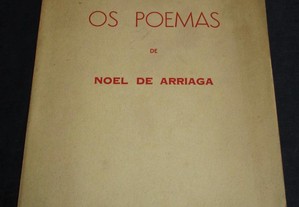 Livro Os Poemas de Noel de Arriaga 1950