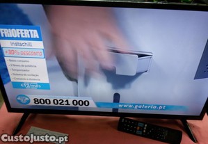tv led silver 32 polg. novo de exposiçao