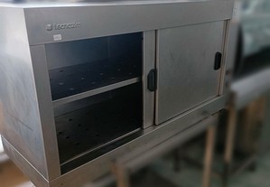 Estufa horizontal tipo armário com portas de correr (1350x500x750mm)